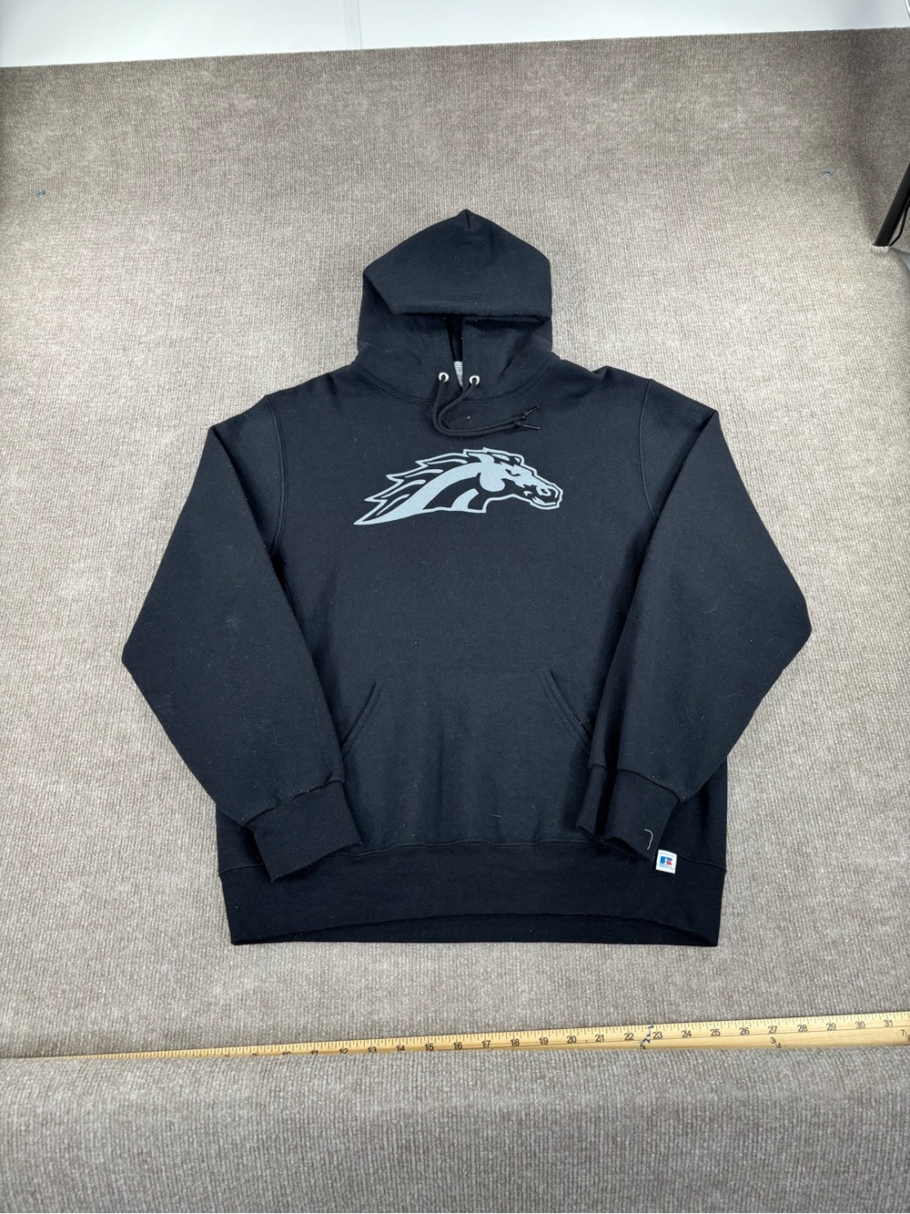 Western Michigan Broncos Pullover Hoodie Sweatshirt Mens Medium Russell